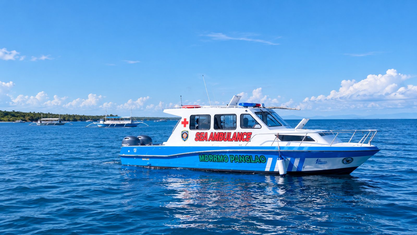 Sea Ambulance &mdash; MDRRMO Panglao, The Boat Shop Corporation build